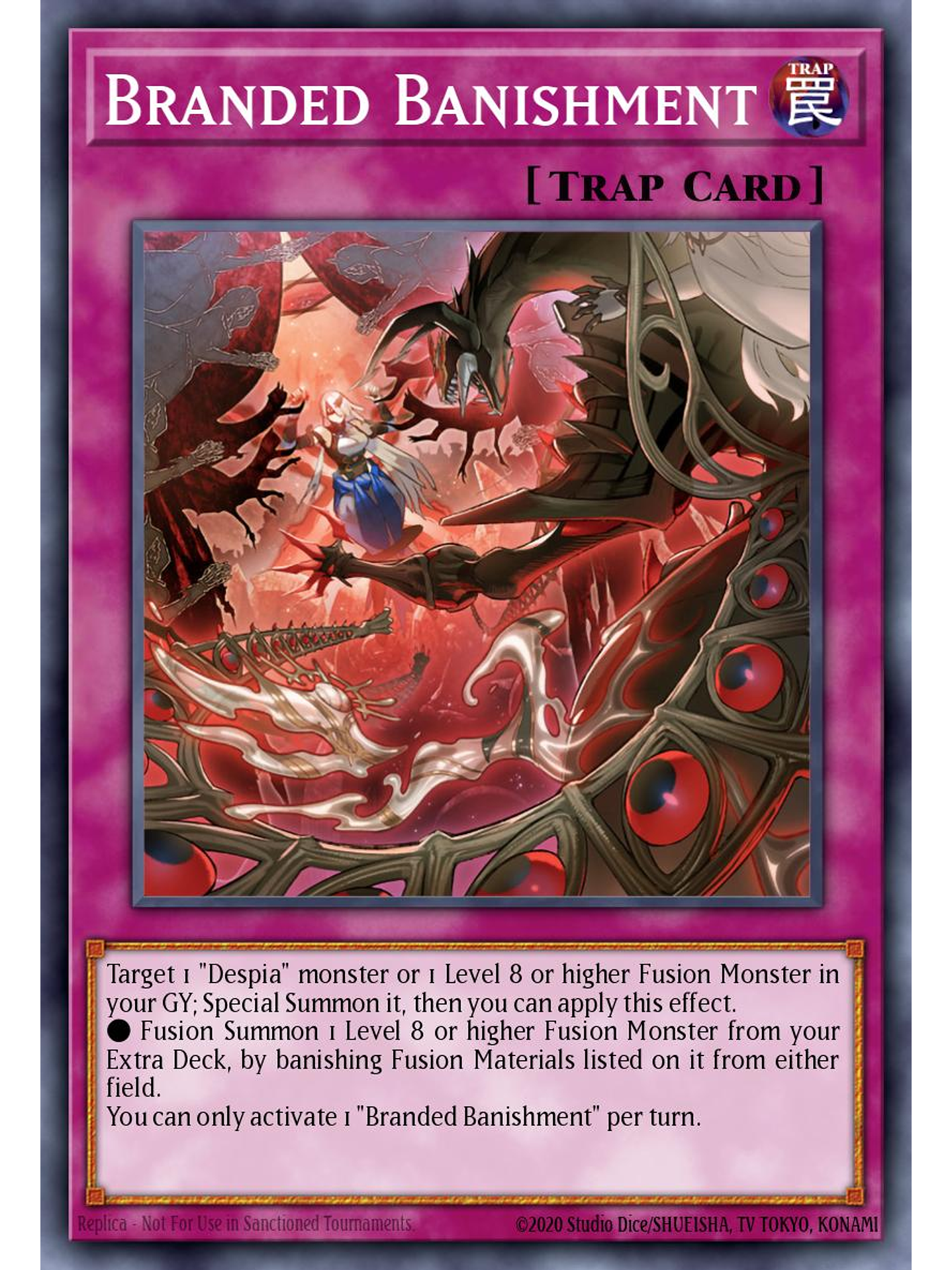 Branded Banishment - CH01-EN035 - Ultra Rare 1st Edition 1