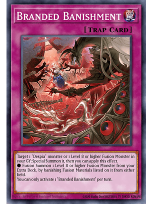 Branded Banishment - CH01-EN035 - Ultra Rare 1st Edition