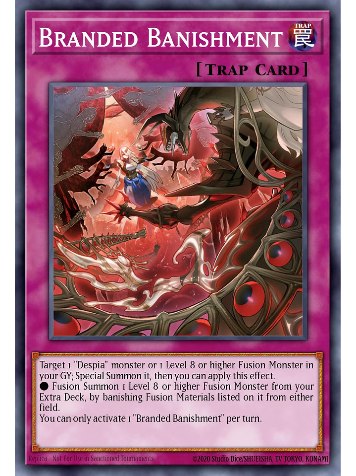 Branded Banishment - CH01-EN035 - Ultra Rare 1st Edition 1