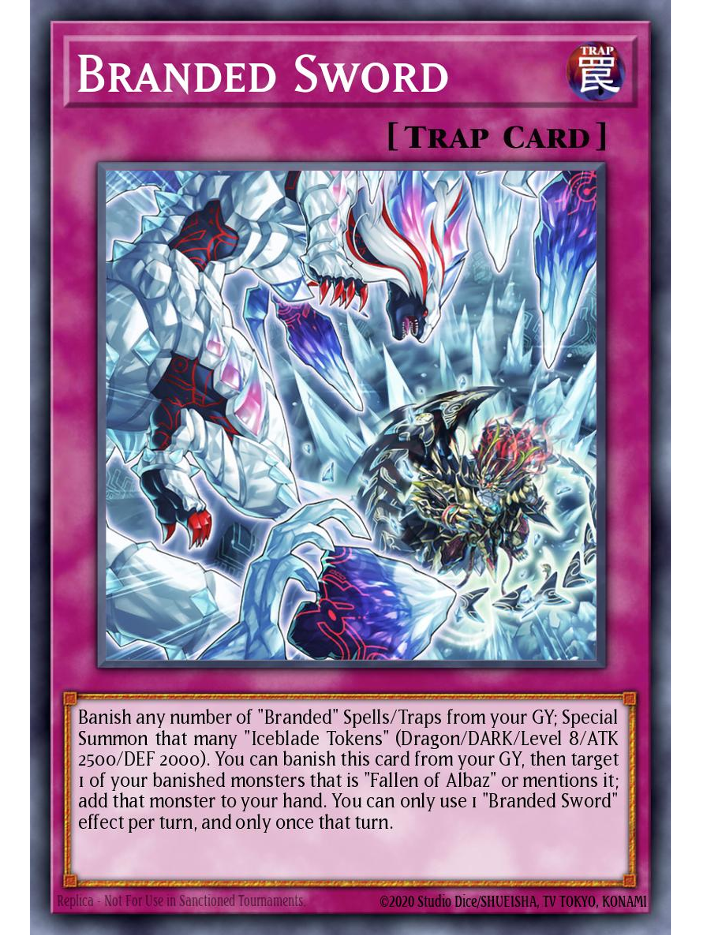 Branded Sword - CH01-EN036 - Ultra Rare 1st Edition 1