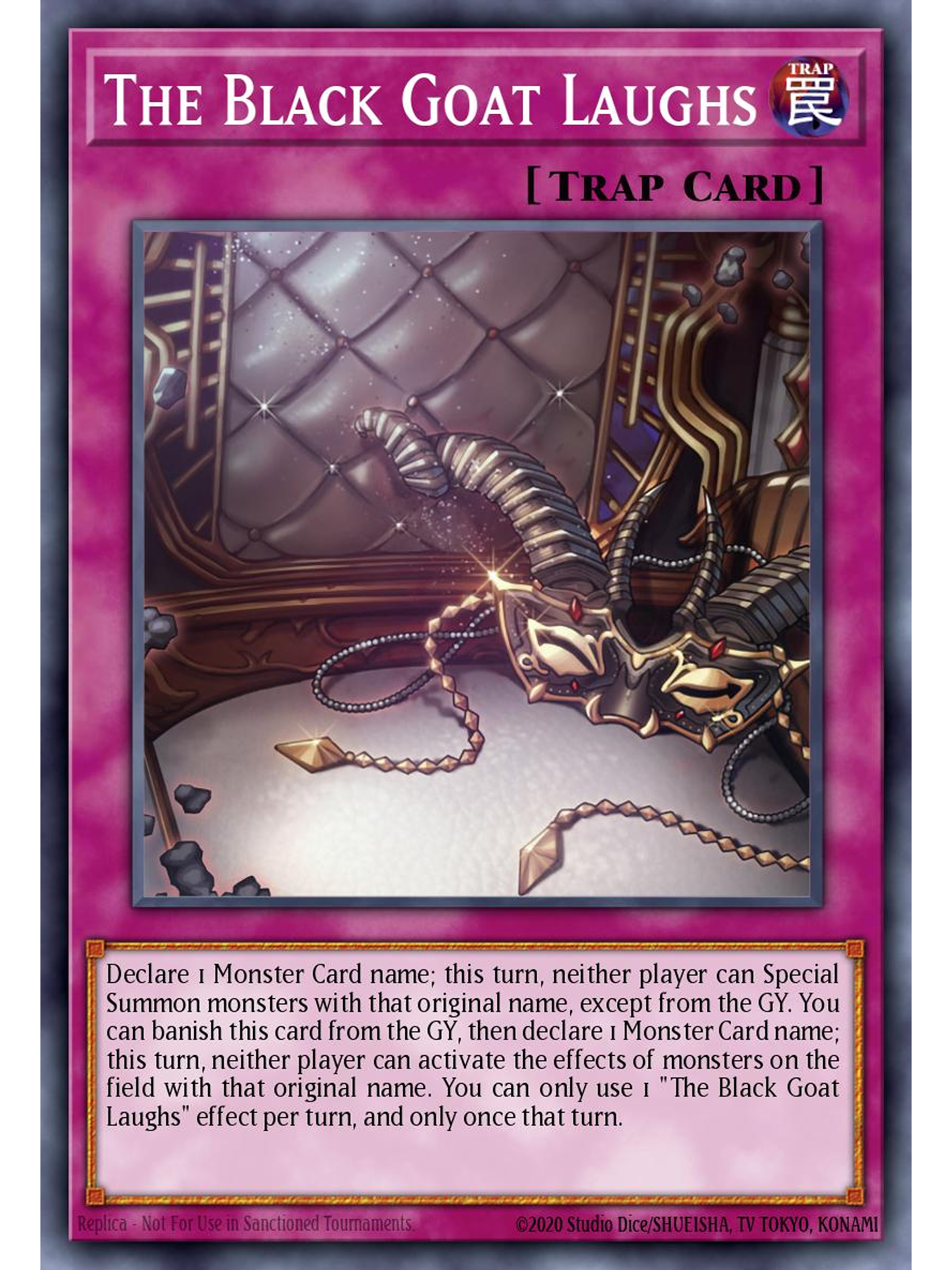 The Black Goat Laughs - CH01-EN038 - Ultra Rare 1st Edition 1