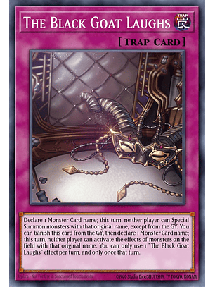 The Black Goat Laughs - CH01-EN038 - Ultra Rare 1st Edition