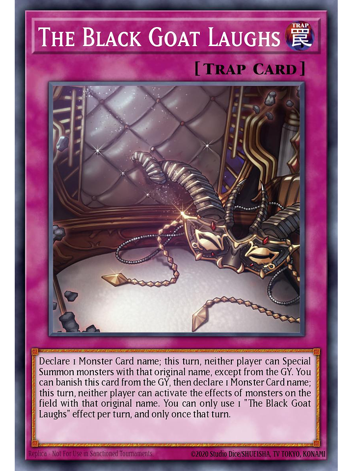 The Black Goat Laughs - CH01-EN038 - Ultra Rare 1st Edition 1