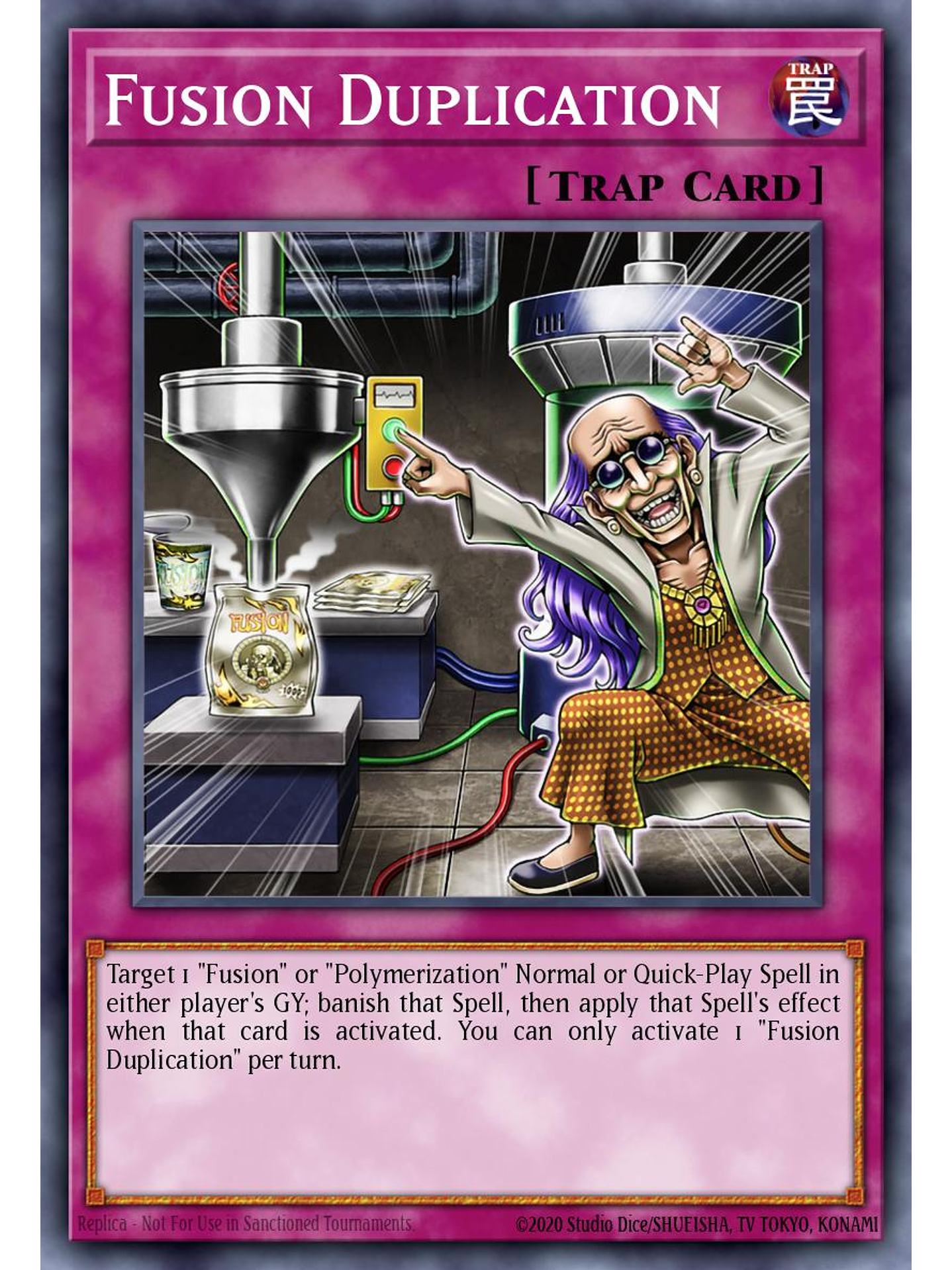 Fusion Duplication - CH01-EN040 - Ultra Rare 1st Edition 1