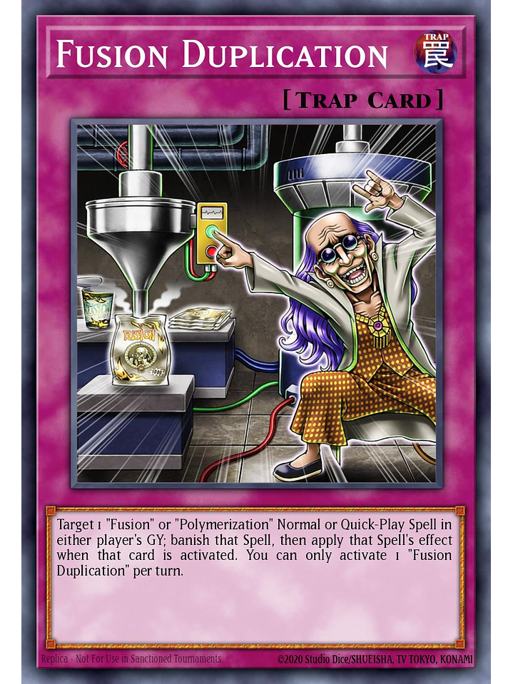 Fusion Duplication - CH01-EN040 - Ultra Rare 1st Edition 1