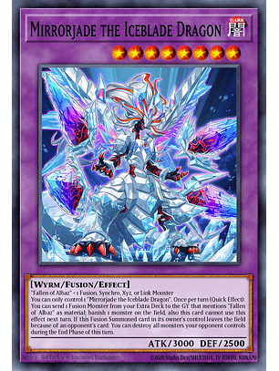 Mirrorjade the Iceblade Dragon - CH01-EN042 - Ultra Rare 1st Edition