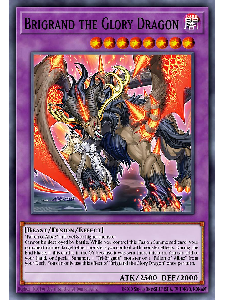 Brigrand the Glory Dragon - CH01-EN047 - Ultra Rare 1st Edition 1