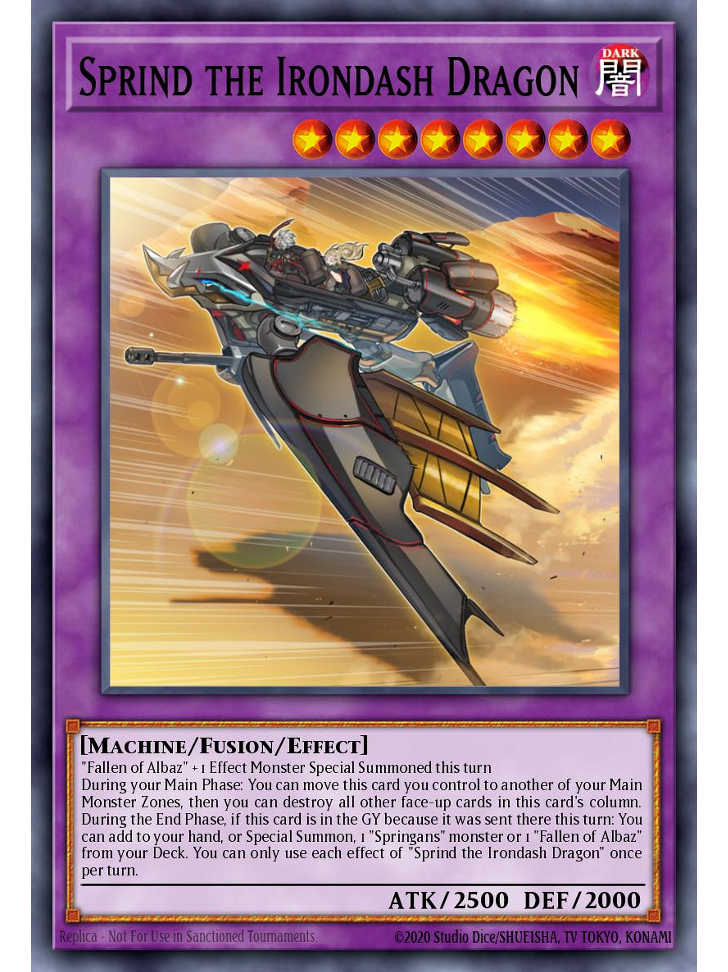 Sprind the Irondash Dragon - CH01-EN048 - Ultra Rare 1st Edition 1