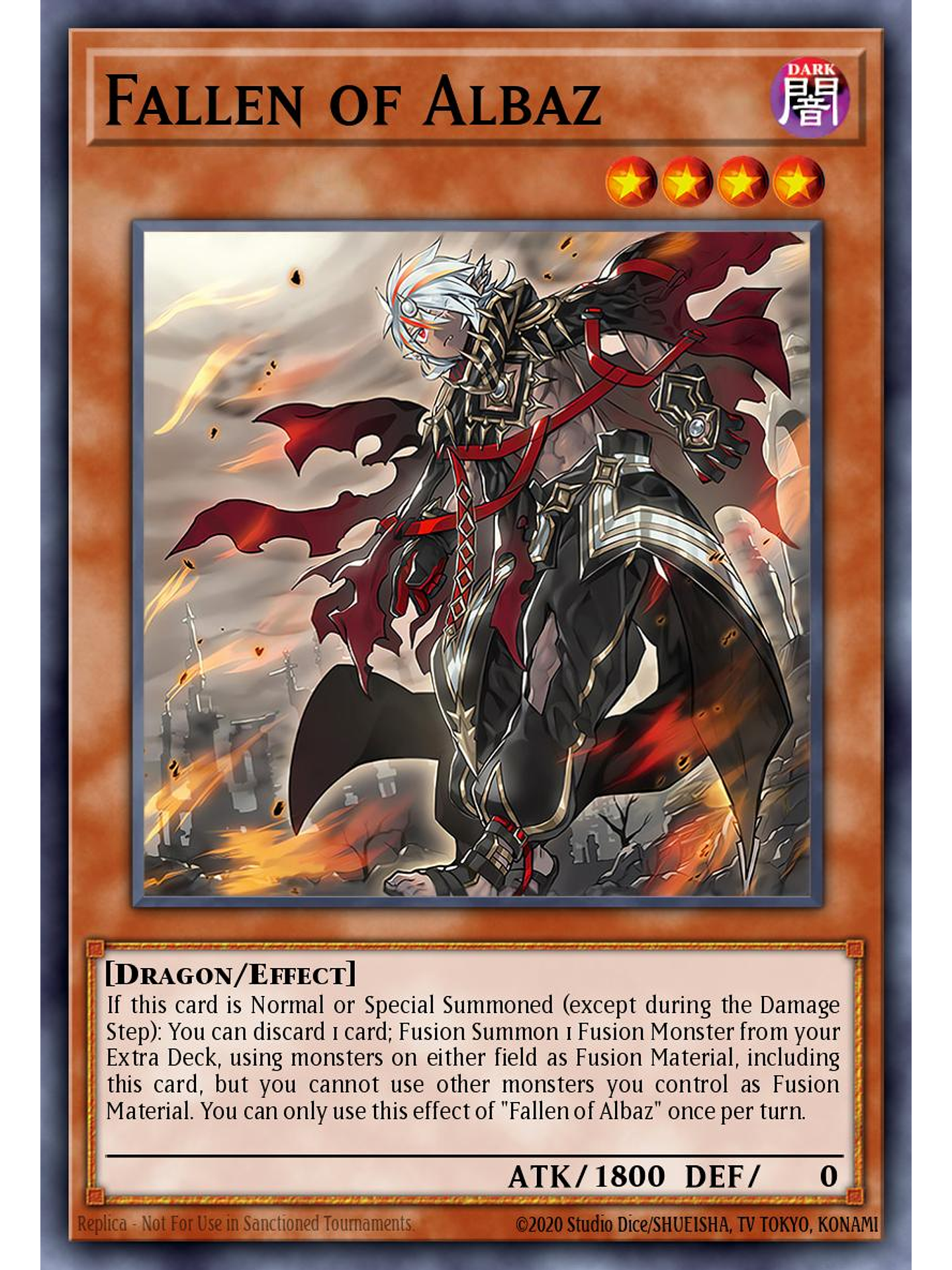 Fallen of Albaz - CH01-EN001 - Ultra Rare 1st Edition 1