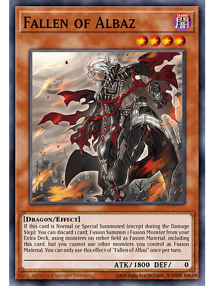 Fallen of Albaz - CH01-EN001 - Ultra Rare 1st Edition