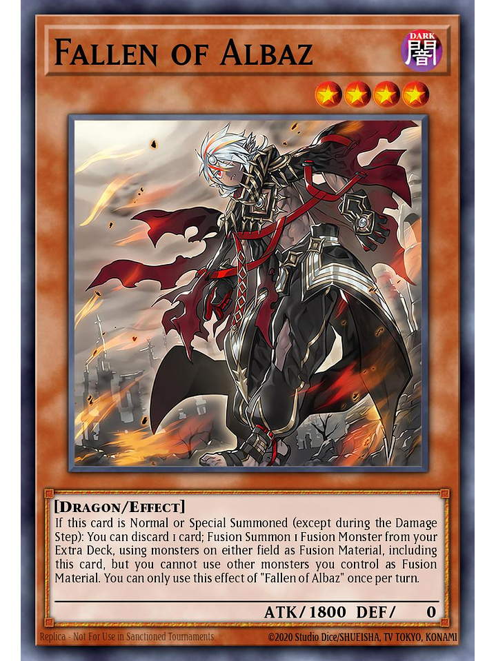 Fallen of Albaz - CH01-EN001 - Ultra Rare 1st Edition 1