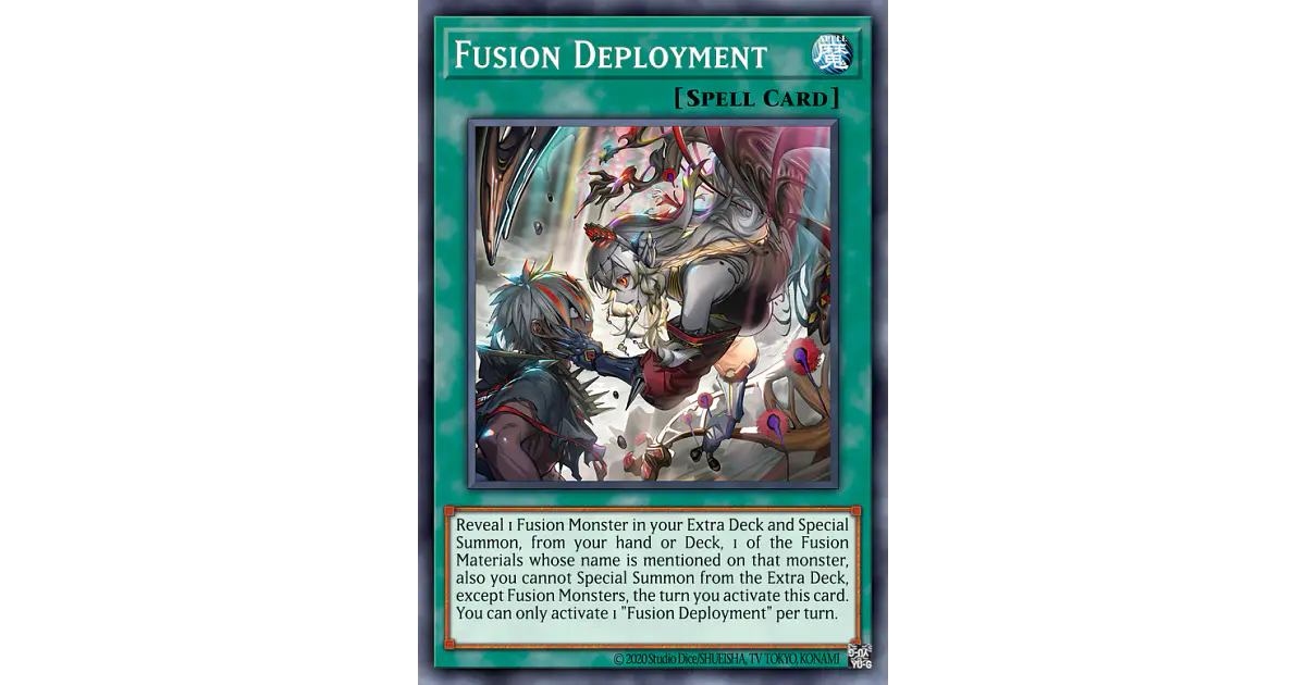 Fusion Deployment - CH01-EN029 - Ultra Rare 1st Edition