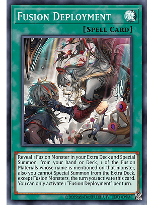 Fusion Deployment - CH01-EN029 - Secret Rare 1st Edition