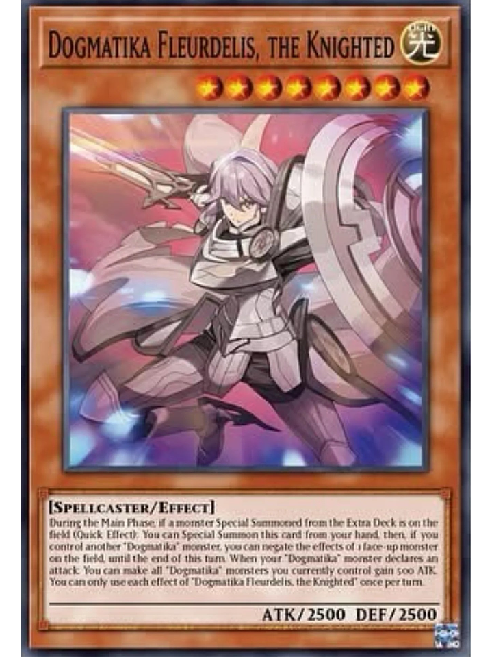 Dogmatika Fleurdelis, the Knighted - CH01-EN015 - Starlight Rare 1st Edition 1