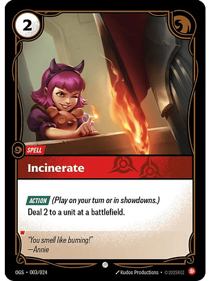 003/024 C Incinerate
