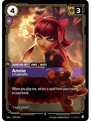 010/024 R Annie - Stubborn