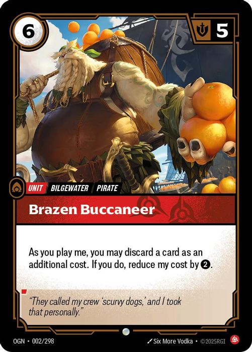 002/298 C Brazen Buccaneer