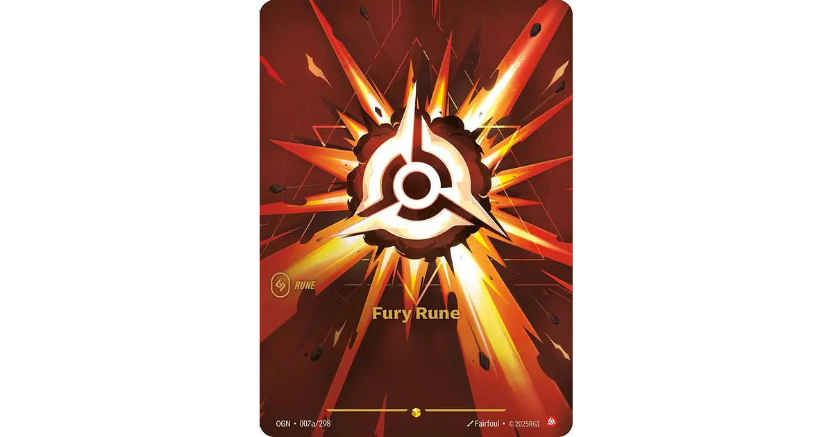 007a/298 (Alternate Art) Fury Rune