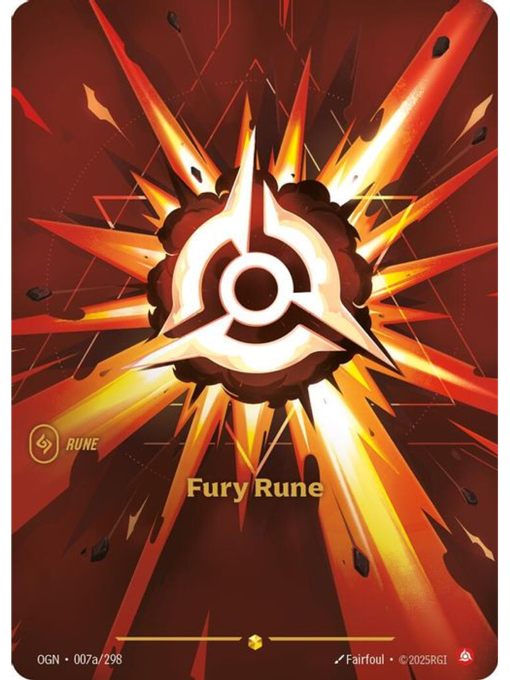 007a/298 (Alternate Art) Fury Rune 1