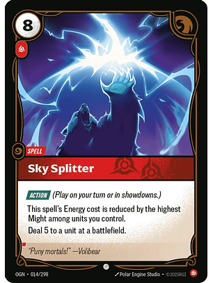 014/298 C Sky Splitter