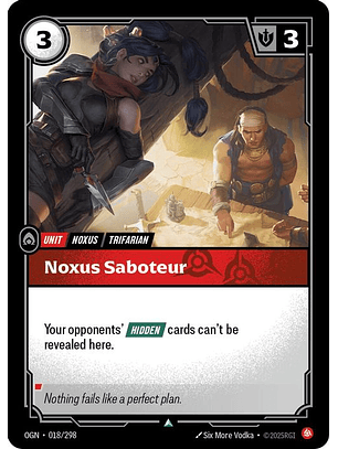 018/298 U Noxus Saboteur