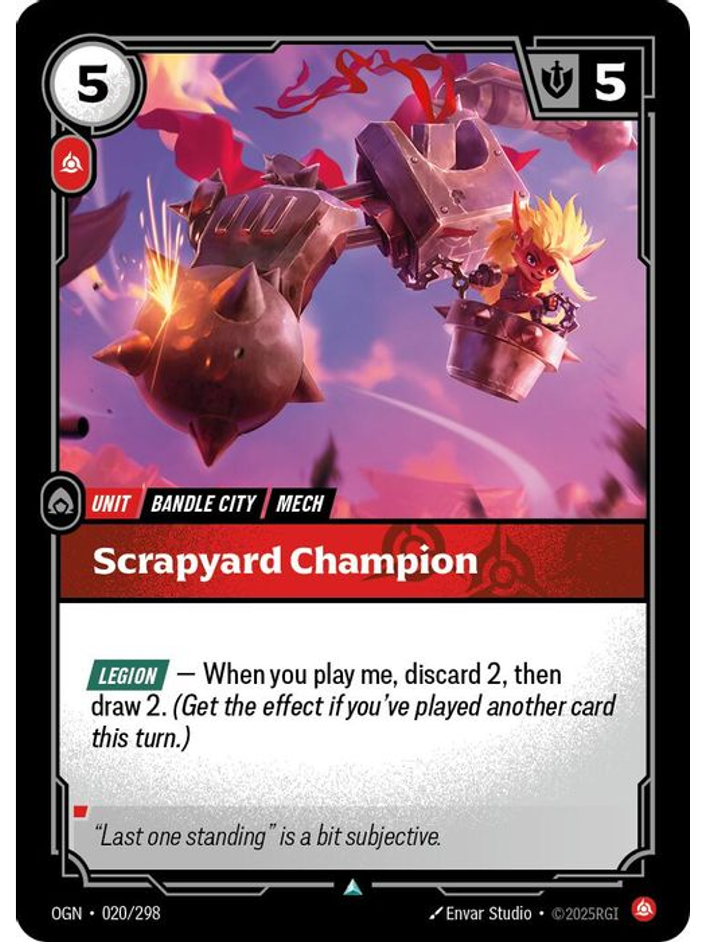 020/298 U Scrapyard Champion 1