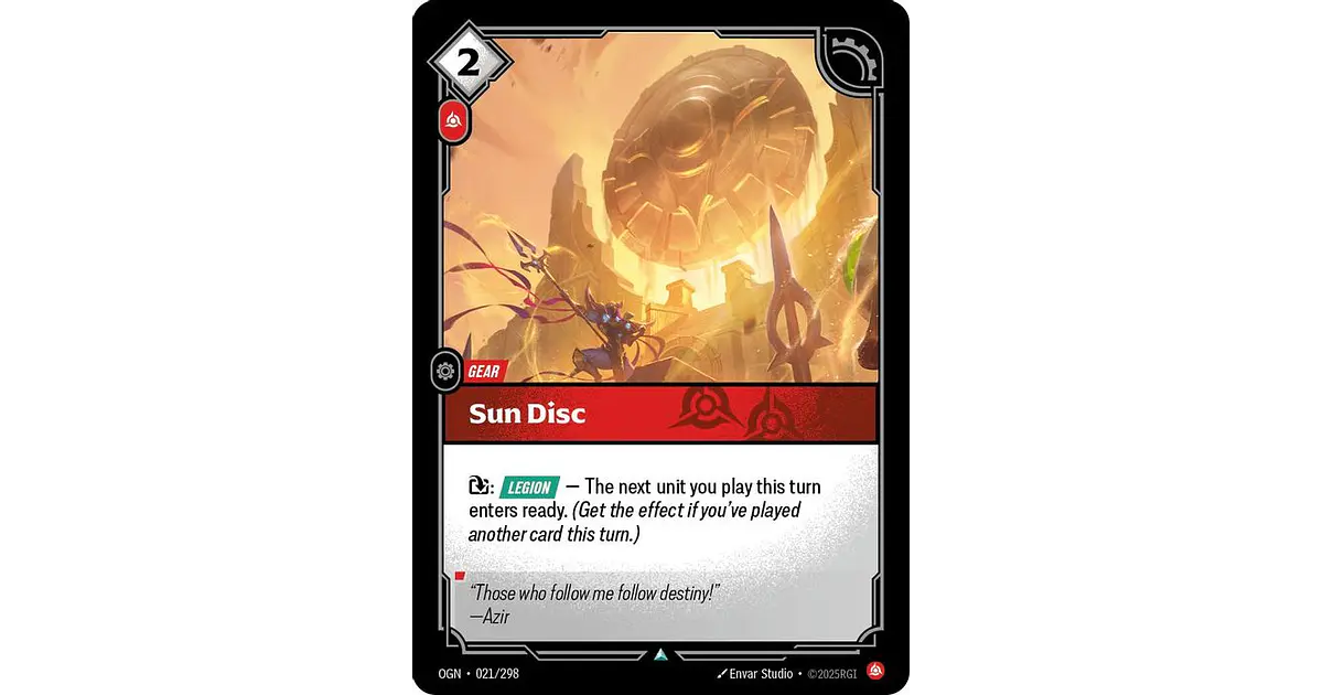 021/298 U Sun Disc