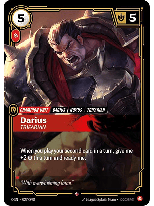027/298 R Darius - Trifarian