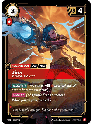 030/298 R Jinx - Demolitionist
