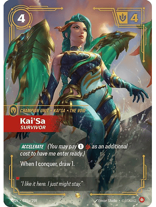 039a/298 (Alternate Art) Kai'Sa - Survivor