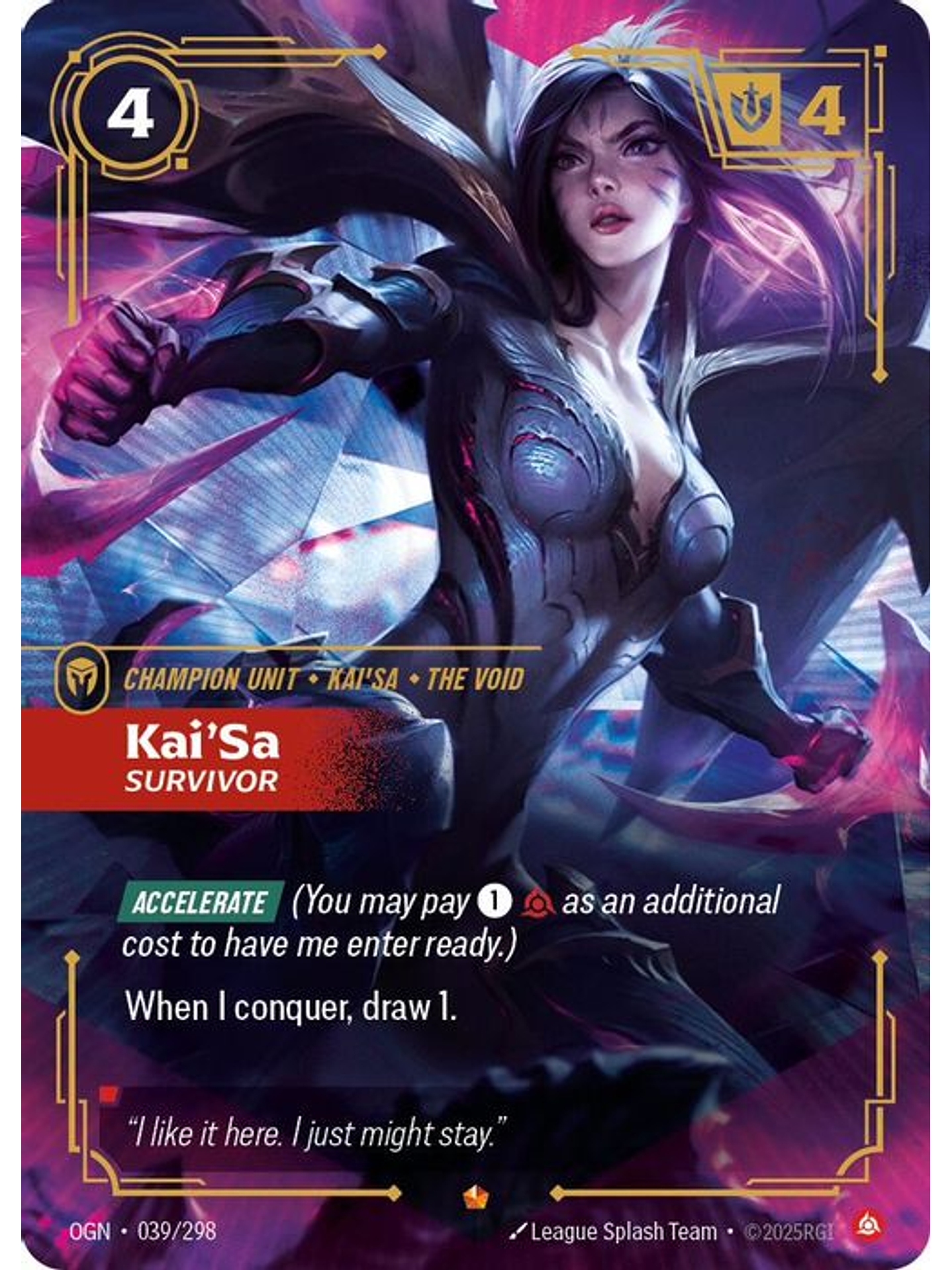 039/298 Epic Kai'Sa - Survivor 1