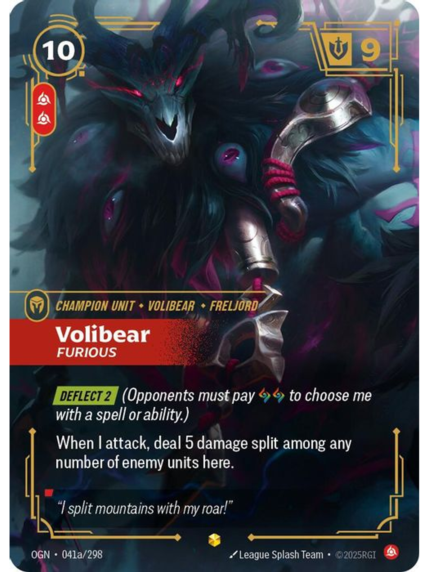 041a/298 (Alternate Art) Volibear - Furious 1