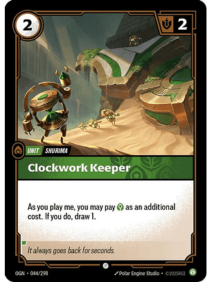 044/298 C Clockwork Keeper