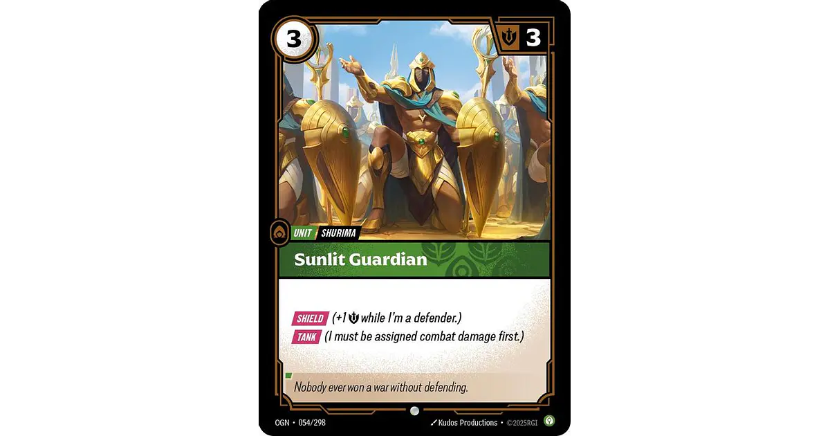054/298 C Sunlit Guardian