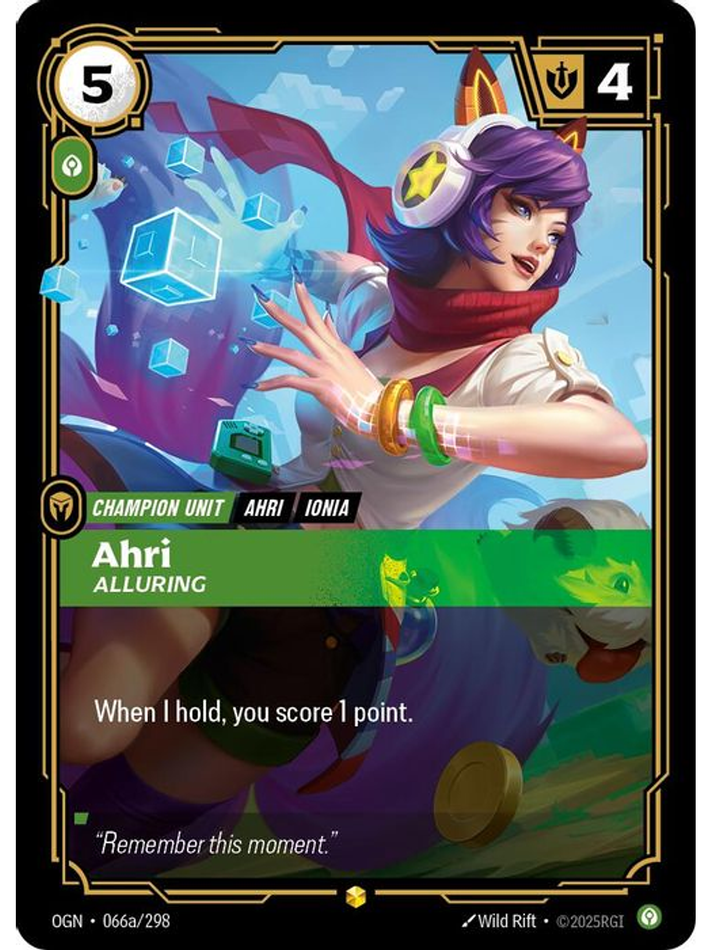 066a/298 (Alternate Art) Ahri - Alluring 1