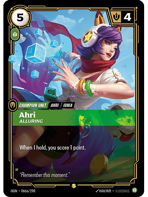 066a/298 (Alternate Art) Ahri - Alluring