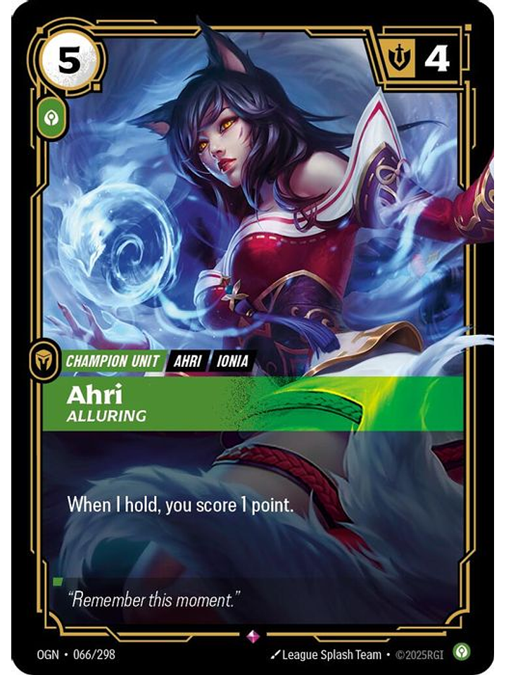 066/298 R Ahri - Alluring 1