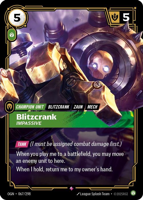 067/298 R Blitzcrank - Impassive
