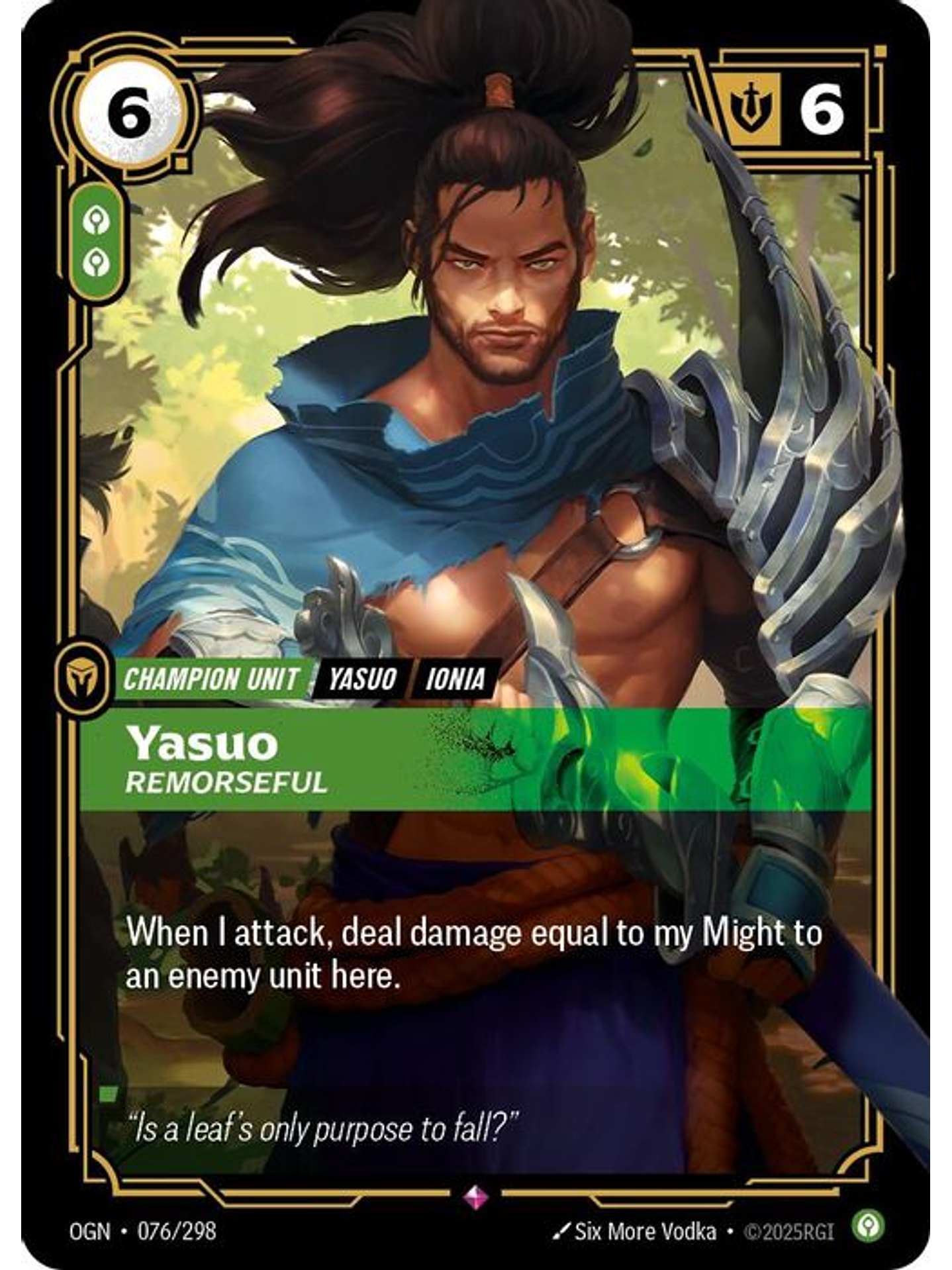 076/298 R Yasuo - Remorseful 1