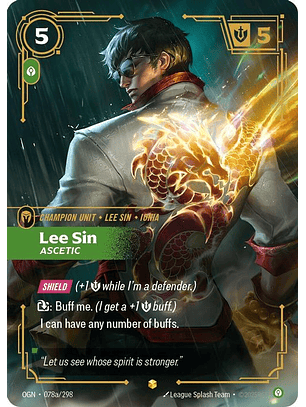 078a/298 (Alternate Art) Lee Sin - Ascetic