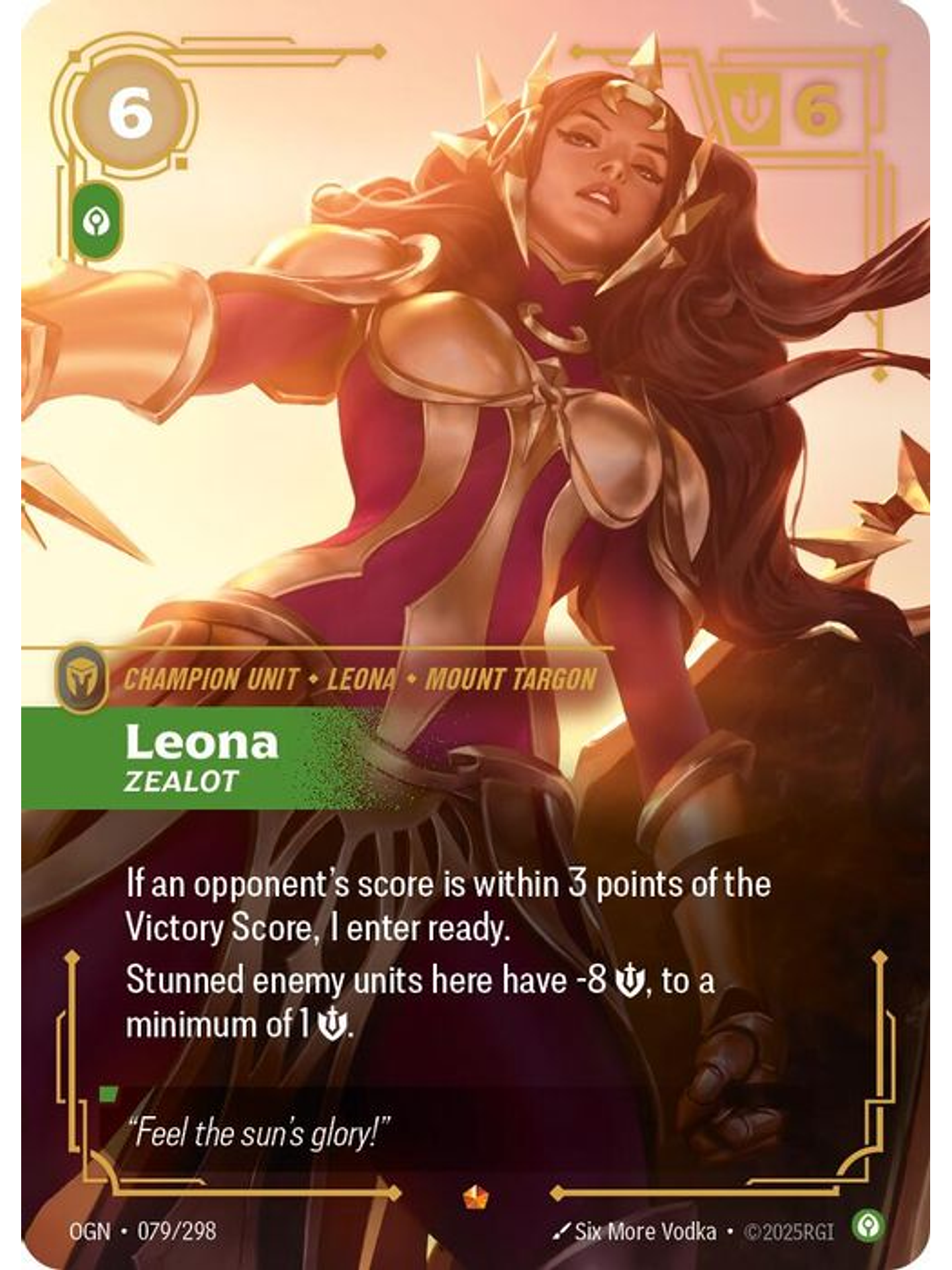 079/298 Epic Leona - Zealot 1