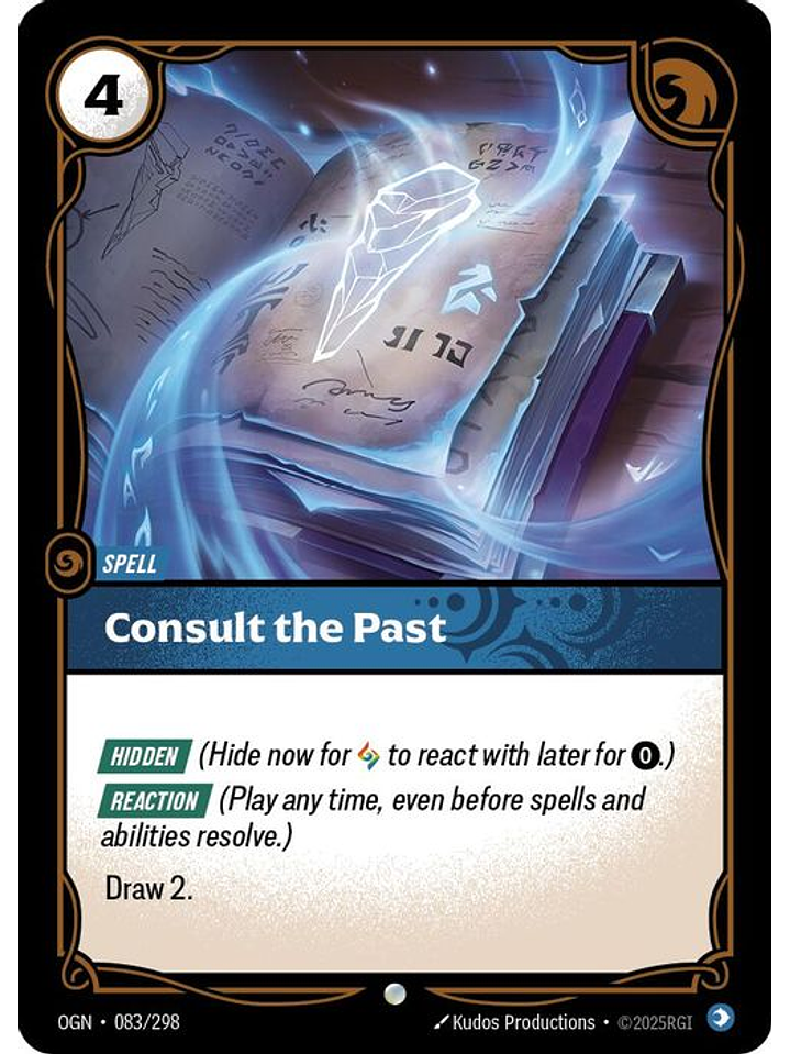 083/298 C onsult the Past 1