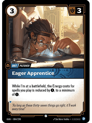 084/298 C Eager Apprentice