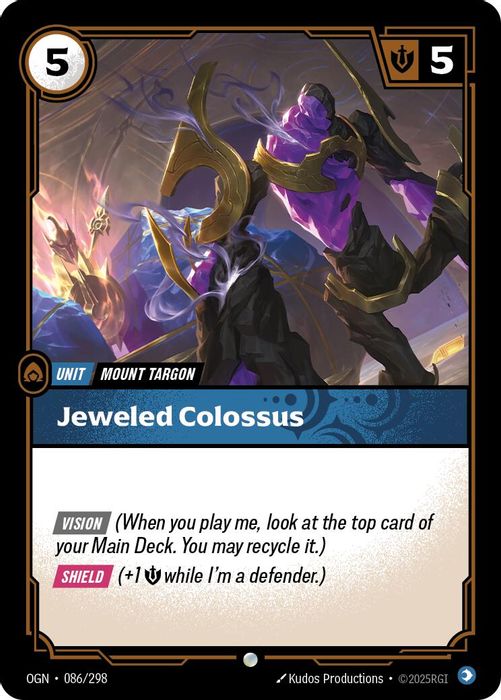 Jeweled Colossus - 086/298 - Common (Inglés NM)