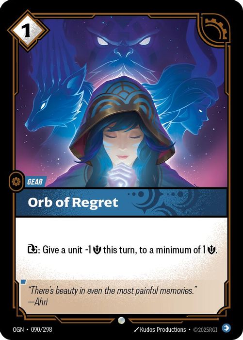 ORB OF REGRET (Chino) - OGN-090/298 (Foil)