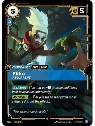 110/298 R Ekko - Recurrent