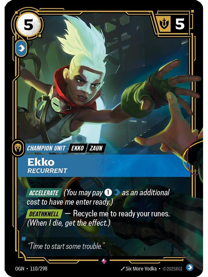 110/298 R Ekko - Recurrent 1
