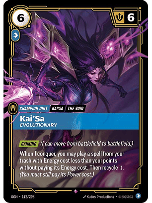 112/298 R Kai'Sa - Evolutionary