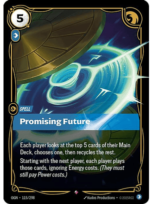 115/298 R Promising Future