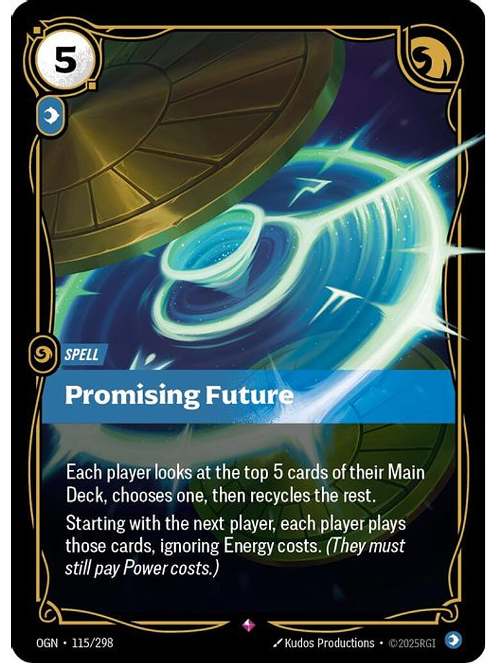 115/298 R Promising Future 1